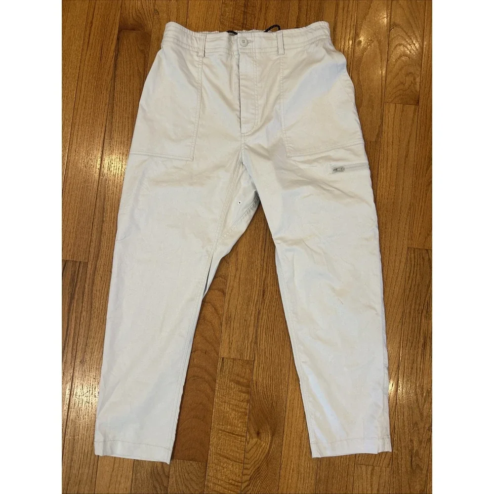 Nike Golf Pants Men's Large Standard Fit Khaki‎ Side Pocket Sporty Lightweight